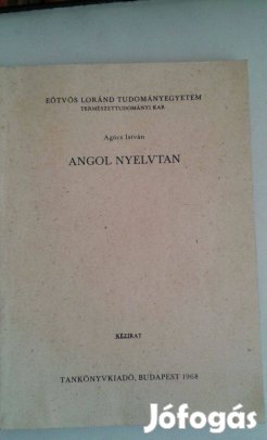 Agócs István: Angol nyelvtan, tankönyv, nyelvtanulás