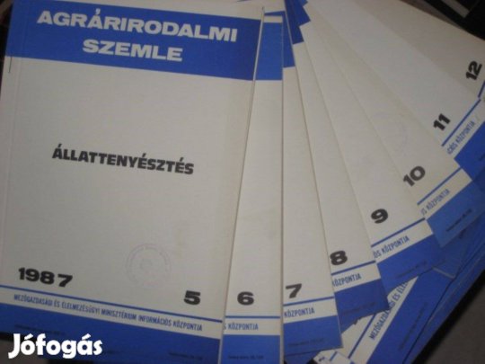 Agrárirodalmi szemle 1987 1.-12. (Állat)