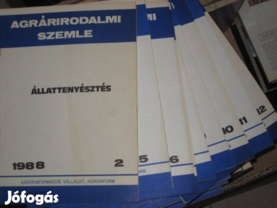 Agrárirodalmi szemle 1988 2. és 5.-12. (állat)