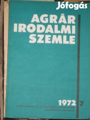 Agrárirodalmi szemle név- és tárgymutató 1960-63 és 67-69