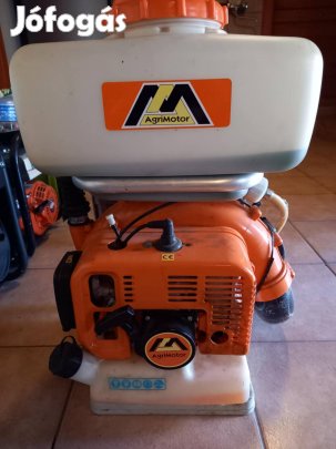 Agrimotor motoros háti permetező