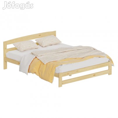 Ágy ágyráccsal, természetes, 160x200, AZRA