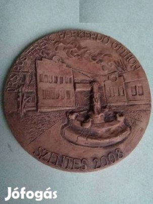 Agyagdísz 16 cm Dr Sipos Ferenc Parkerdő otthon Szentes Emlék