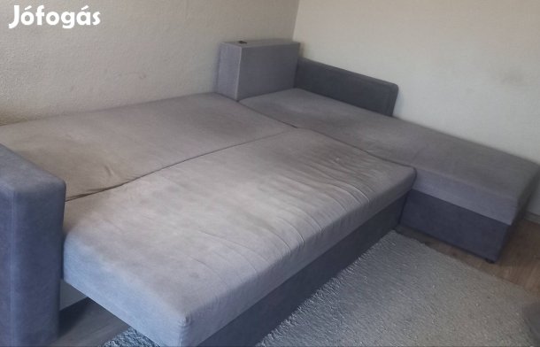 Ágyazható,ágyneműtartó L alakú sarokülö