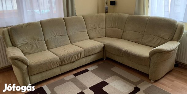 Ágyazható rugós sarokgarnitúra