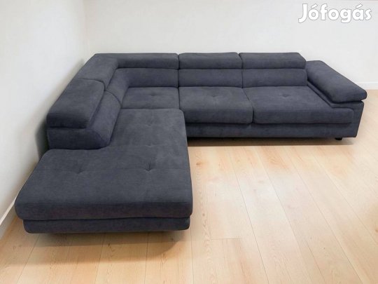 Ágyazható szürke színű sarokkanapé