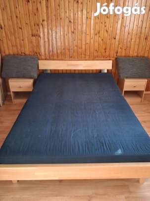 Ágykeret+matrac, 2 éjjeli