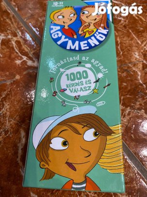 Agymenők kártyajáték - 1000 kérdés - 1000 válasz -10-11 éves kortól