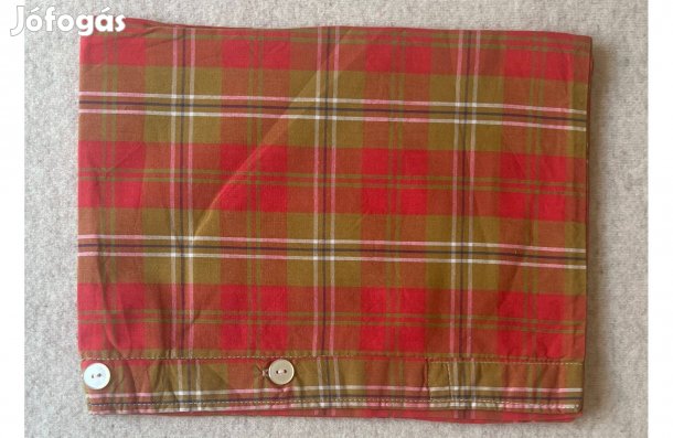 Ágynemű, félpárnahuzat, kockás, pamut