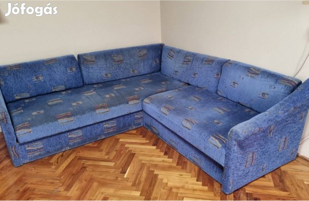 Ágyneműtartós, ágyazható sarokkanapé