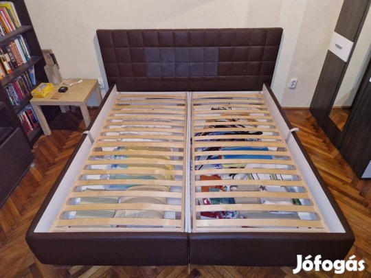 Ágyneműtartós ágykeret ágyráccsal eladó Nyugatinál