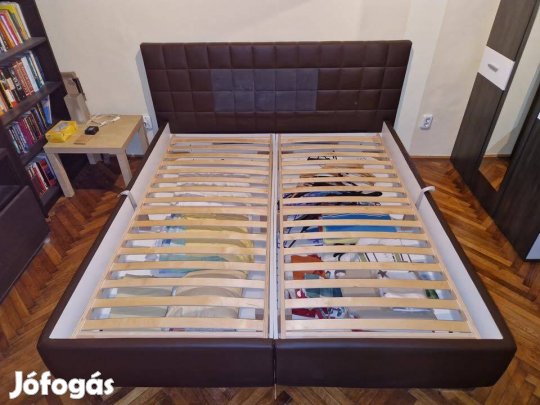 Ágyneműtartós ágykeret ágyráccsal eladó a Nyugati közelében