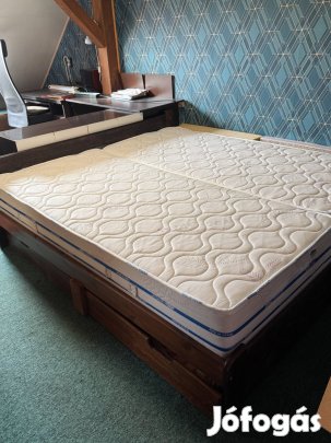 Ágyneműtartós ágykeret matraccal