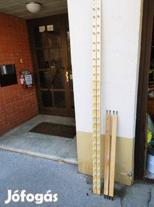 Ágyrács keret elemek, méretek ráirva