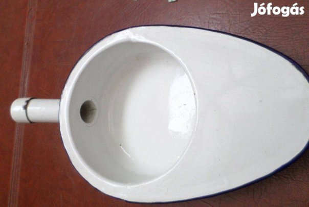 Ágytál zománcos edény Új