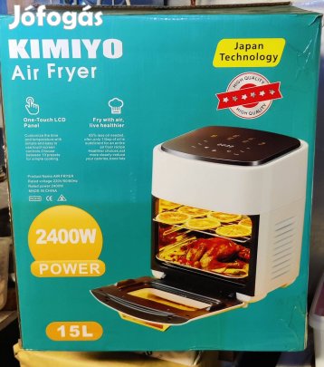 Air Fryer forro levegös olaj nélküli sütő 2400W 15L