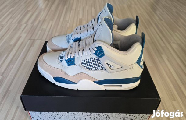 Air Jordan 4 Retro Off White Military Blue 44 újszerű