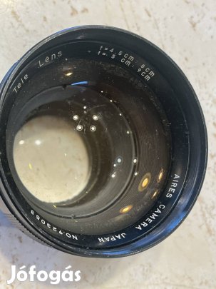 Aires vintage tele objektív - gombás, gyűjtőknek