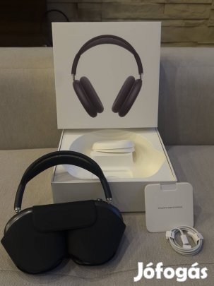 Airpods max space grey jótállási bizonyítvánnyal.