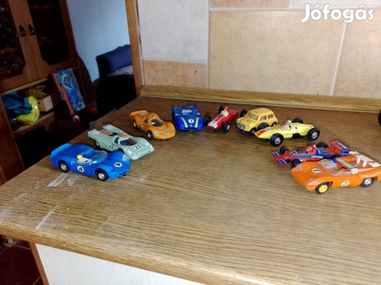 Aitópálya villany elektromos autók retro 9 db egyben