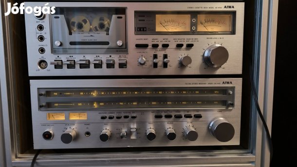 Aiwa AX-7400 rádiós erősítő + Aiwa Ad-6550 kazettás deck 