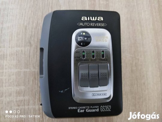 Aiwa GS-352 típusú kazettás walkman  