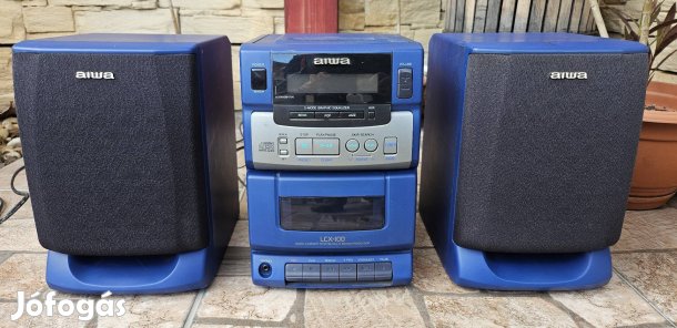 Aiwa Lcx-100EZ Mini HiFi Aux FM rádió 