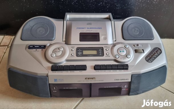 Aiwa boombox rádiómagnó
