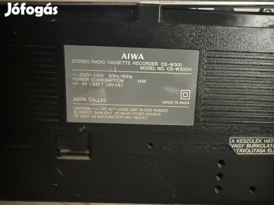 Aiwa cassette audio cs -w300
