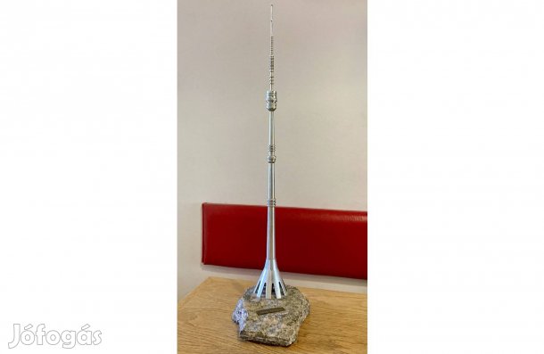 Ajándék ötlet! Különleges Osztyankino TV-torony makett. 55 cm-es