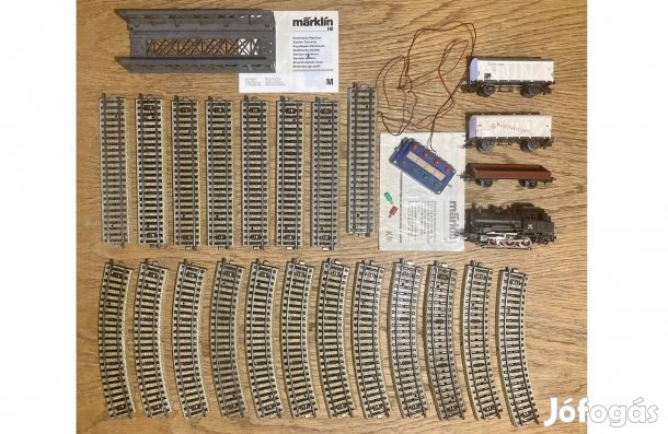 Ajándék ötlet! Märklin H0 villanyvasút terepasztal készlet