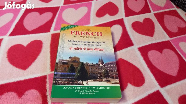 Ajanta French in Two Months -francia nyelvkonyv hindiul es angolul, Uj