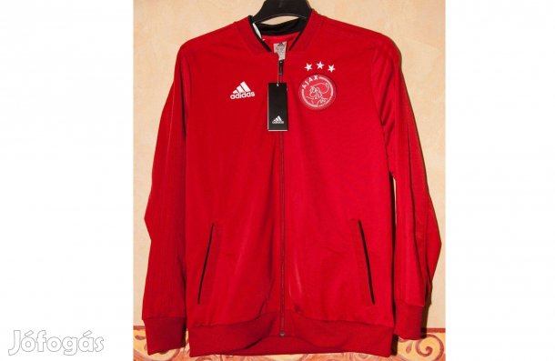 Ajax Amsterdam eredeti adidas piros cipzáras felső (XL, 176)
