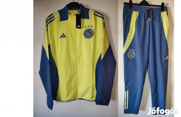 Ajax Amsterdam eredeti adidas sárga kék szabadidő szett