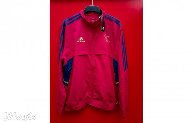 Ajax Amsterdam eredeti bordó kék adidas cipzáras felső (M)