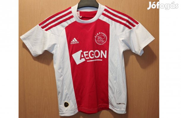 Ajax Amsterdam piros fehér eredeti adidas gyerek focimez (128)
