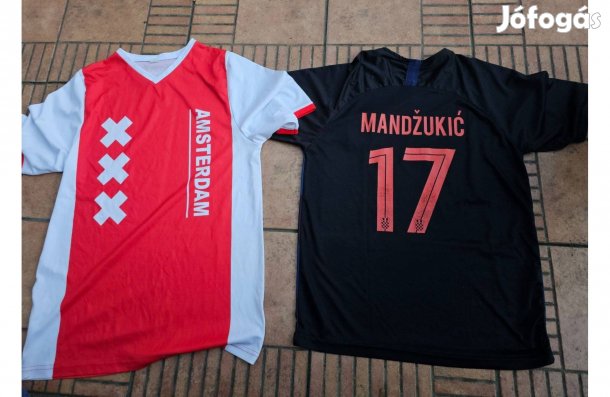 Ajax Amsterdam szurkolói mez horvát mez S M 2db