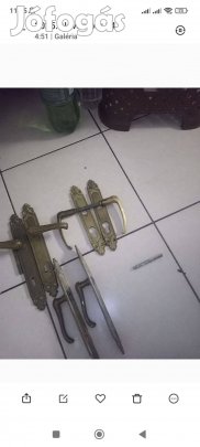 Ajtó réz kilincs barokk stilusu