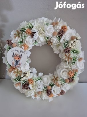 Ajtódísz csupa virág