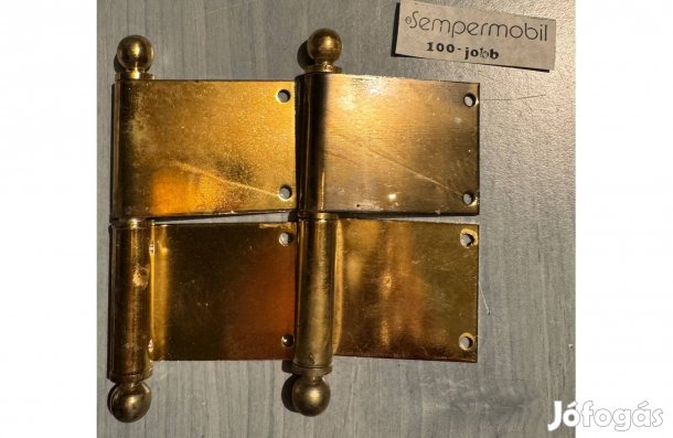 Ajtóhoz diópánt díszfejjel, balos 100 mm csomag/2pár