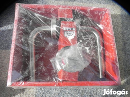 Ajtókilincs inox ajtókilincs WC záróval új