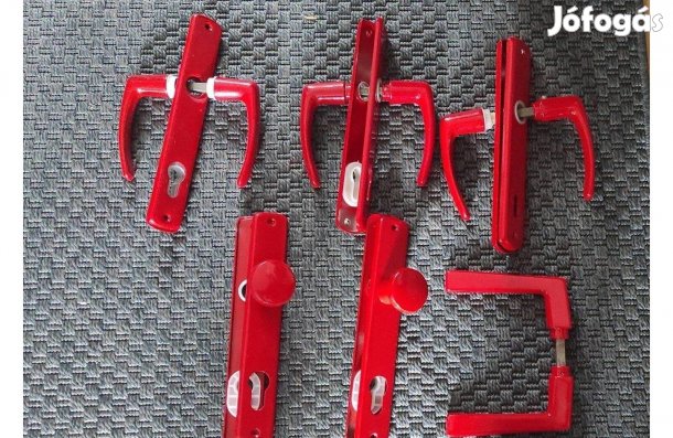 Ajtókilincs szett piros, Beltéri