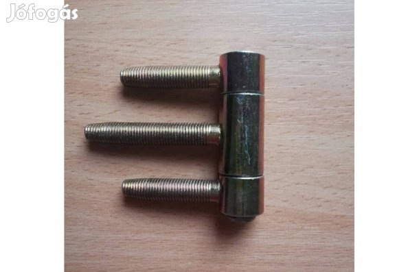 Ajtópánt becsavarós 18 mm pipapánt, 3 csapos