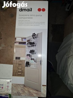 Ajtóra akasztható cipőtartó