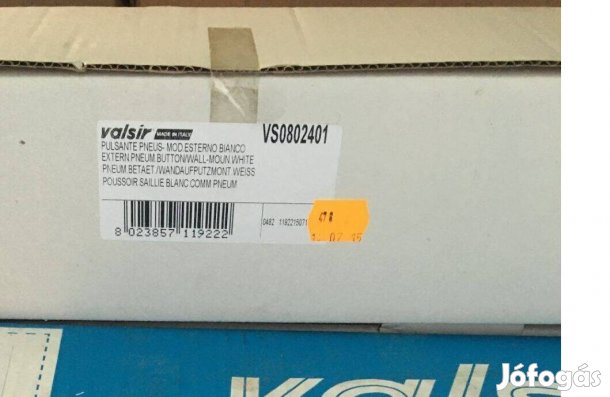 Akadálymentes Valsir Pneumatikus falon kívüli nyomógomb VS 0802401