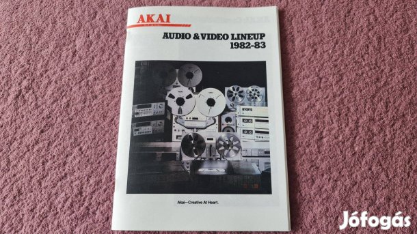 Akai 1982-83 Lineup (Teljes katalógus)