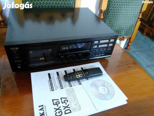 Akai Gx 67 Deck - Újszerű - - DUAL Capstan 3 motor 3 fej Gx -