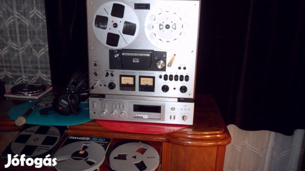 Akai Japan 150 W. sztereó integrált karcmentes Amplifier végfok !