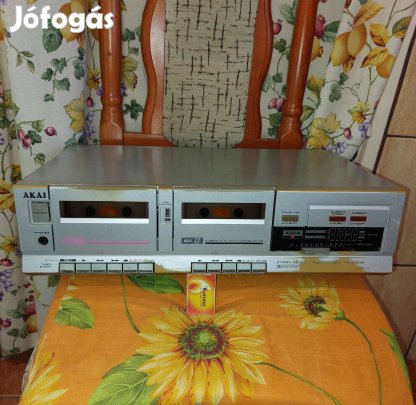 Akai STEREO Double Cassette Deck HX-A301W kétkazettás magnó