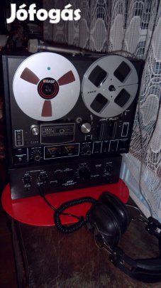 Akai antik "hibátlanul" 1980 szalagos orsós magnetofon magnó, plexivel